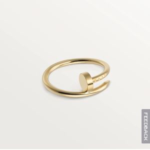 Cartier Juste Un Clon Ring, Small. 18 K Yellow Gold. ON HOLD